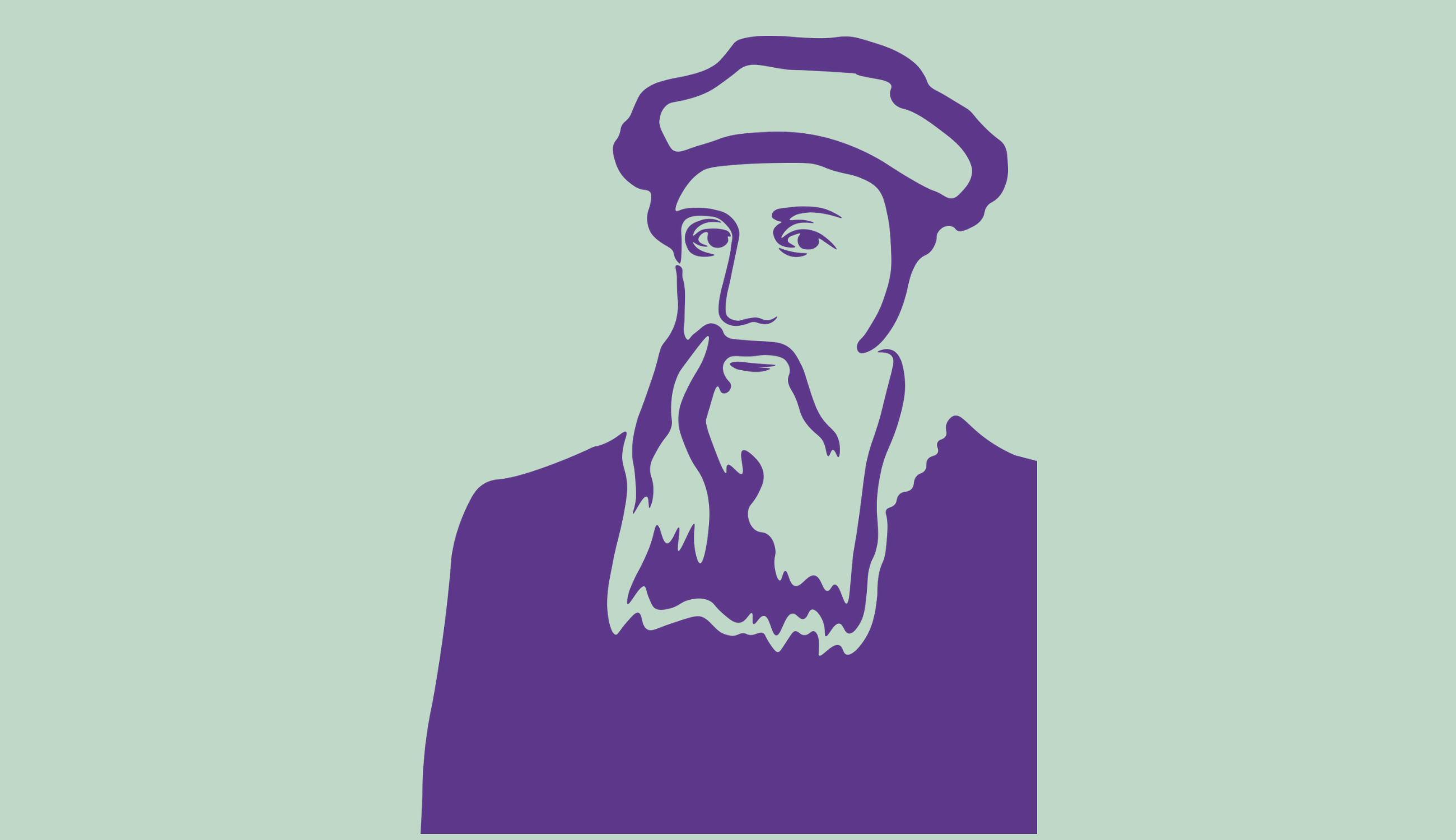 Illustration von Johannes Gutenberg