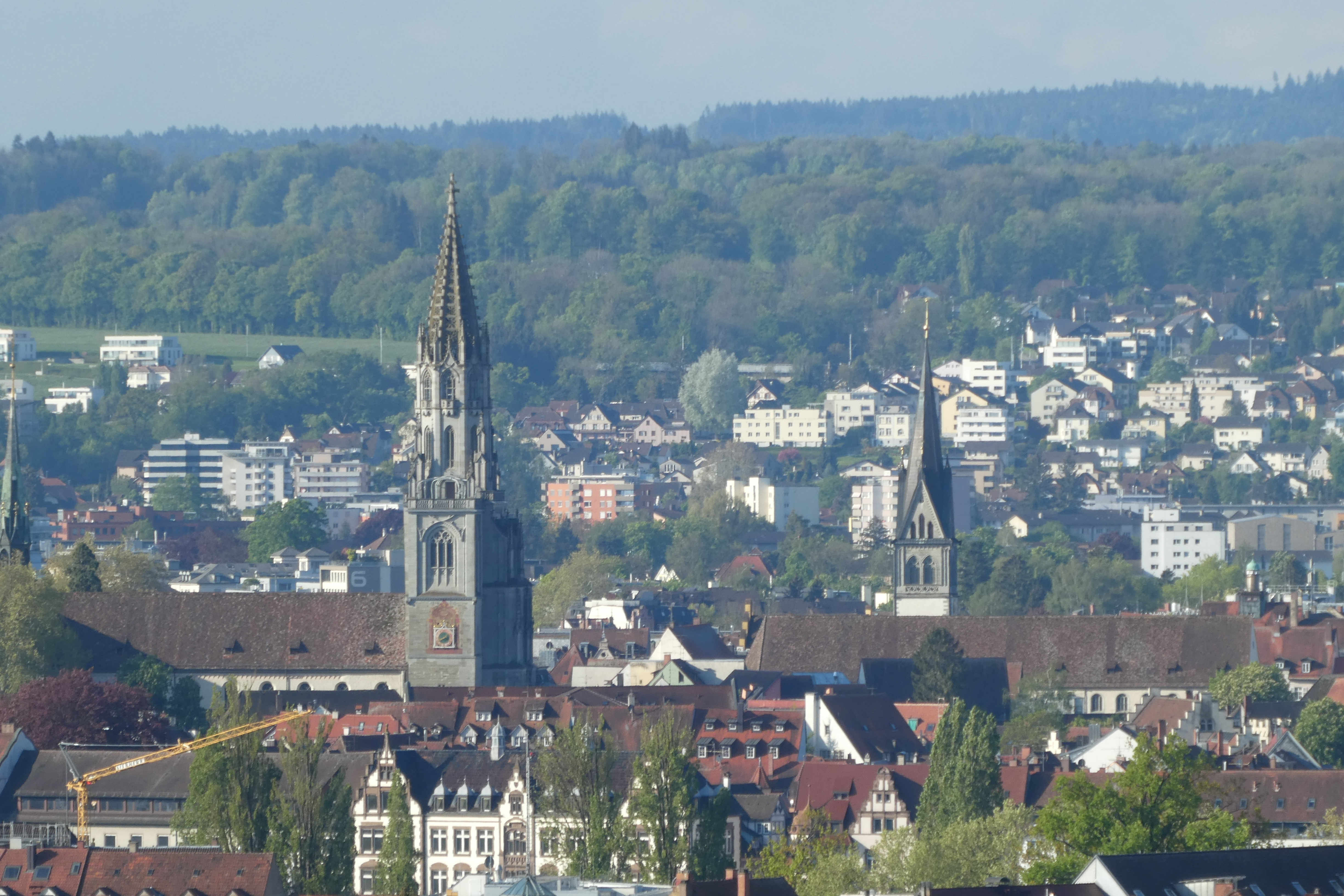 Aussicht vom Bismarckturm auf die Altstadt
