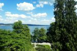 Aussicht von der Mainau auf den Bodensee